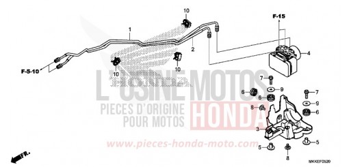 ABS MODULATOR CRF1000DK de 2019